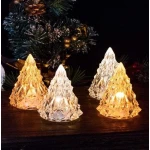 Set 12 Mini Lumina Decorativa in forma de Iceberg pentru Craciun  