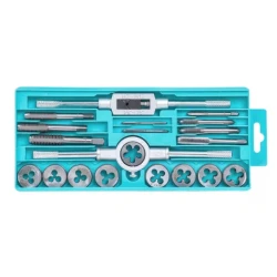 Set 20 piese filiere si tarozi trusa plastic