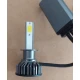 Set 2 becuri auto COB H1, 100W, lumina alb-rece, 12000 lumeni