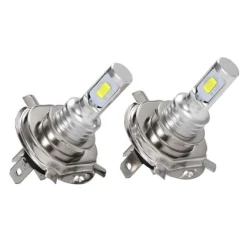 Set 2 Becuri auto H4 3570 cu doua faze 12 LED SMD putere 80W temperatura 6000K