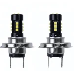 UB Set 2 becuri auto H7 15 LED/BEC putere 80W/ 8000lm Lumina alba temperatura 8000k