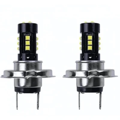 UB Set 2 becuri auto H7 15 LED/BEC putere 80W/ 8000lm Lumina alba temperatura 8000k