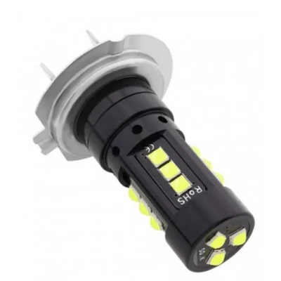 UB Set 2 becuri auto H7 15 LED/BEC putere 80W/ 8000lm Lumina alba temperatura 8000k