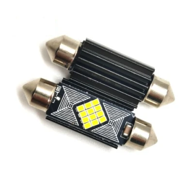 Set 2 Becuri Auto LED Canbus Interior 39 mm Alb