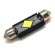 Set 2 Becuri Auto LED Canbus Interior 39 mm Alb