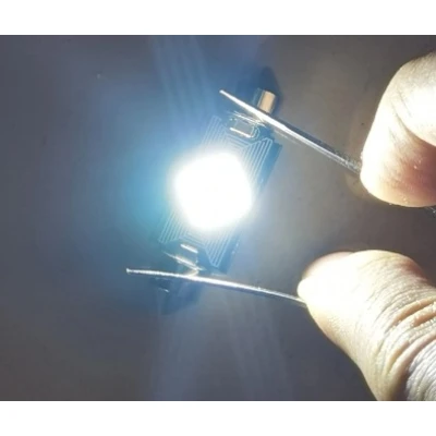 Set 2 Becuri Auto LED Canbus Interior 39 mm Alb