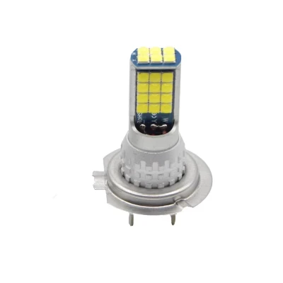 Set 2 becuri auto LED H7 30LED putere 80W cu 4000LM si temperatura culoare 6000K