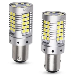 Set 2 Becuri Canbus Marsarier 1156 Alb 2000 Lm 21W/bec T15