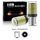Set 2 Becuri LED Canbus 1156 Pozitie Galben BA15S P21W  180 GRADE 144 LED-uri