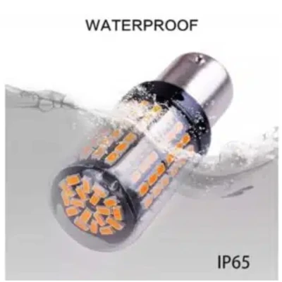 Set 2 Becuri LED Canbus 1156 Pozitie Portocaliu BA15S P21W 144 LED-uri
