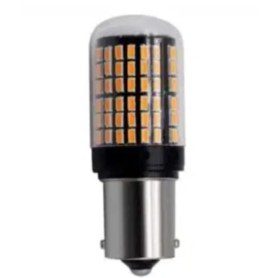 Set 2 Becuri LED Canbus 1156 Pozitie Portocaliu BA15S P21W 144 LED-uri