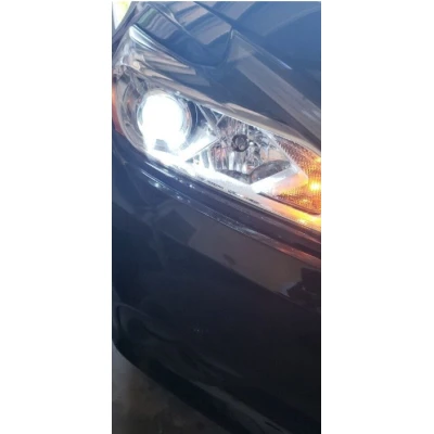 Set 2 Becuri Led H1 F2 COB Canbus 100W Lumina Alb-Rece 12.000 Lumeni