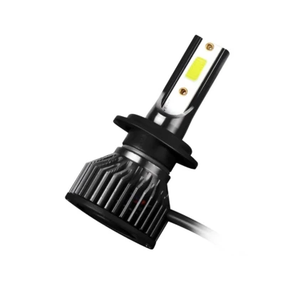Set 2 becuri LED H7 F2 MINI COB 100W lumina alb-rece 12.000 lumeni