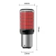 Set 2 Becuri LED semnalizare culoare ROSU soculu BAY15D 1157/P21/5W LED 1156 pentru 144 SMD cu doua faze