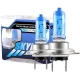 Set 2 becuri Pegasus H7 Skyline Xenon Look auto-tec halogen putere 55W 1500 lumeni temperatura 5000K