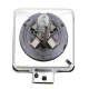 Set 2 becuri Xenon D1S White auto pentru far suport metalic 35W 6000K