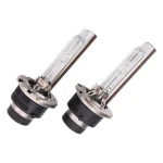 Set 2 becuri Xenon D2S White auto pentru far suport metalic 35W 6000K