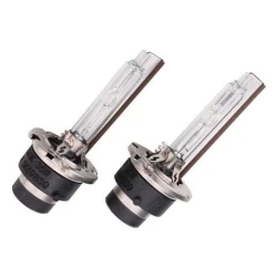 Set 2 becuri Xenon D2S White auto pentru far suport metalic 35W 6000K