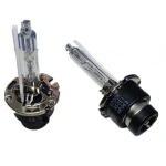 Set 2 becuri Xenon D2S White auto pentru far suport metalic 35W 6000K