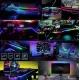 Set 2 benzi acrilice 110cm si 35cm, lumina ambientala auto RGB, alimentare USB
