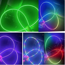 Set 2 benzi acrilice 110cm si 35cm, lumina ambientala auto RGB, alimentare USB