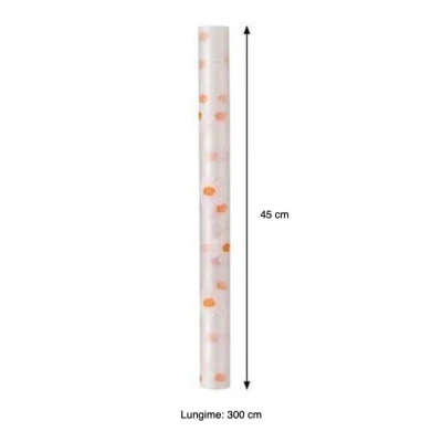 Set 2 Folie Transparenta Model Flori 45 x 300 cm