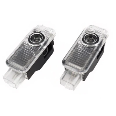 Set 2 Holograme LED cu LOGO AUDI pentru Portiere