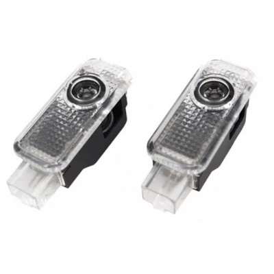 Set 2 Holograme LED cu LOGO AUDI pentru Portiere