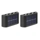 Set 2 Lampi Solare de Perete cu 3 led Iluminare Sus Jos