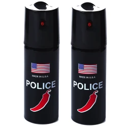 Set 2 Spray POLICE paralizant de buzunar cu Chilli 