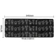Set 2 x Protectie aragaz pentru gatit antistropire model Cactus Negru