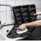 Set 2 x Protectie aragaz pentru gatit antistropire model Cactus Negru