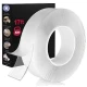 Set 3 Banda Ivy Grip 3 CM x 300 CM din SILICON transparent dublu adeziva incolora JK