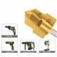Set 3 burghie HSS aurie otel pentru tevi MMC PVC PPR