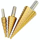 Set 3 FREZE Burghie in trepte pentru metal 4-32 mm