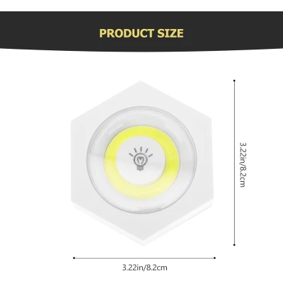 Set 3 Lampi Hexagonale LED Cob cu telecomanda si Butoane individuale