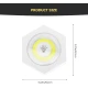 Set 3 Lampi Hexagonale LED Cob cu telecomanda si Butoane individuale