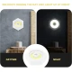 Set 3 Lampi Hexagonale LED Cob cu telecomanda si Butoane individuale