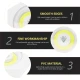 Set 3 Lampi Hexagonale LED Cob cu telecomanda si Butoane individuale