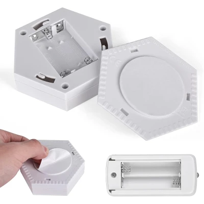 Set 3 Lampi Hexagonale LED Cob cu telecomanda si Butoane individuale