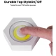 Set 3 Lampi Hexagonale LED Cob cu telecomanda si Butoane individuale