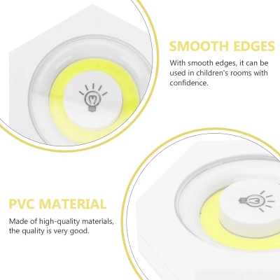 Set 3 Lampi Hexagonale LED Cob cu telecomanda si Butoane individuale