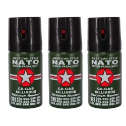 Set 3 Spray NATO Paralizant de Buzunar