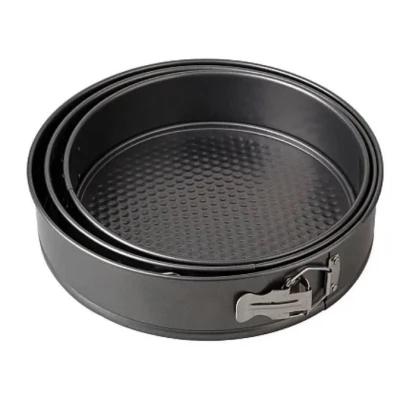 Set 3 tavi de tort cu dimensiuni diferite si fund detasabil 18-20-22