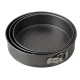 Set 3 tavi de tort cu dimensiuni diferite si fund detasabil 18-20-22