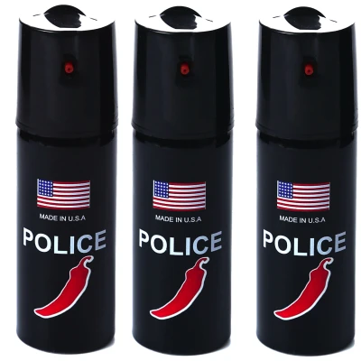 Set 3 x Spray POLICE paralizant de buzunar cu Chilli