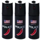 Set 3 x Spray POLICE paralizant de buzunar cu Chilli