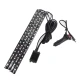 UB Set 4 benzi 12 LED cu lumina ambientale pentru auto si telecomanda RGB