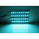 Set 4 benzi 9 LED cu lumina ambientale pentru auto si telecomanda RGB