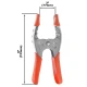 Set 4 Cleme 6 inci din Metal Deschidere 2.5 inci